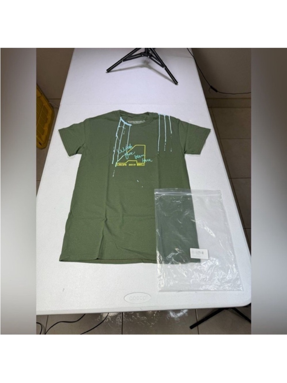 New Travis Scott Astroworld
Tour T-shirt
Mens Green Color Sz S